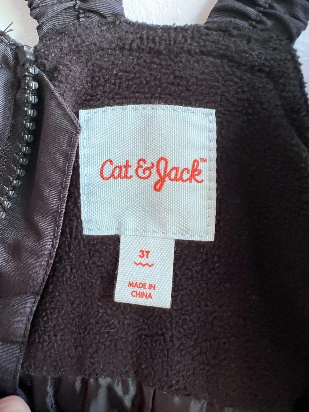 Cat & Jack Winter Outdoor Black Kids Insulated Snow Bib Overalls 3T